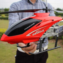 2.4GHz Remote Control Helicopter with Gyroscope, Large RC Helicopter for Adults, LED Light Rechargeable Durable Design