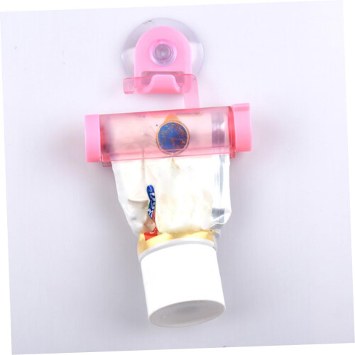 Toothpaste Squeezer Tube Roller Set with Suction Cup, Efficient WallMount Bathroom Organizer, 6pcs Random Color 1