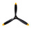 RC Airplane Propeller 17x10 Beech Wood 3 Blade CW Rotation Balanced Thrust Durable Replacement 1