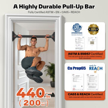 Sportneer Pull Up Bar Doorway Chin Up Bar No Screws Door Frame Chin