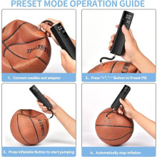 Electric Ball Pump,Smart Football Pump Portable Fast Ball Inflation