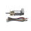 150RPM DC Gear Motor with Encoder, 6V Micro Metal Gear Motor for Robotics, Precise LowSpeed Drive 3