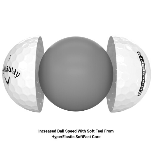 Callaway Callaway Golf Supersoft Golf Ball 2023, White 2