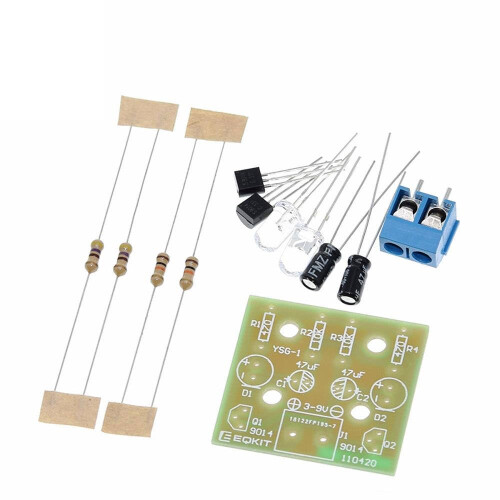 LED Flash Kit with Compact 1.2mm Design, Easy Soldering Practice and Beginner DIY Project for Arduino 2