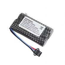 7.4V 1500mAh RC Car Battery Pack, Rechargeable Liion Battery for RC Vehicles, Longer Run Time