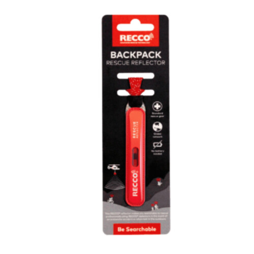RECCO Rescue reflector for backpacksred 2
