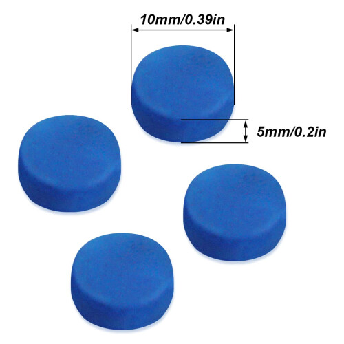 LICQIC Cue Tips, 10 Pcs 10mm Blue Pool Queue Tips 1