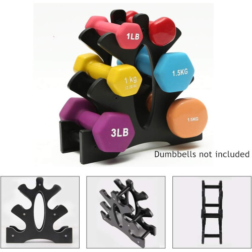 Topyond Dumbbell Stand 3 Tier- Dumbbell Rack Stand(Dumbbells Not 2