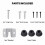 TenCloud 2Pack Dart Board Hanging Kit Dartboard Holder Wall Mounting Bracke 2