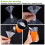 ASelected 24Pcs Drink Pouches for Festivals, Plastic Reusable Hip Flask with Spo 5