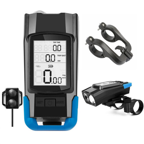 Fnyoxu Bracket Base Bike Light Wireless Yardstick Horn Headlight In 1