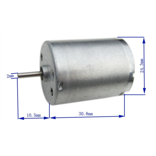 RF370 Mini 12V DC Motor  Torque 3000RPM Small Motor for DIY Projects and Model Tools 2