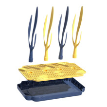 Portable Bottle Drying Rack with Easy Clean Tray, Lightweight SpaceSaving Stand for Home and Travel
