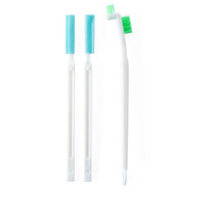 3 Piece Baby Bottle Brush Set with Long Handle Reach and Gentle Nylon Bristles for Versatile Cleaning