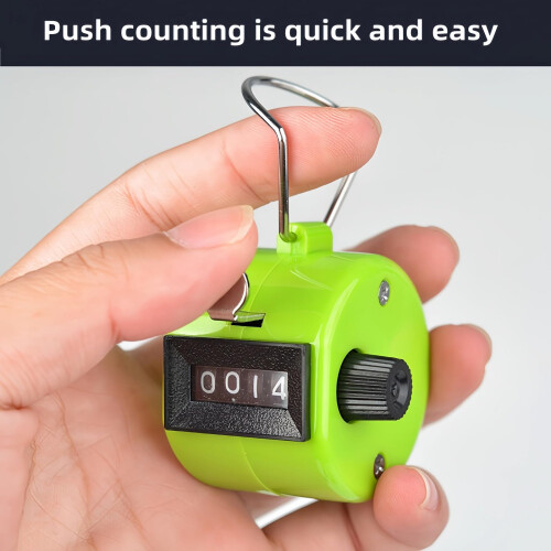 4Digit Clicker CounterHandheld Counter Hand Mechanical Counters ClickersGol 1