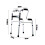 Lightweight Folding Rollator Walker for Seniors, Adjustable Height Aluminum Frame, NonSlip Stable Support 2