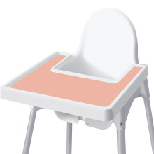 Chair Placemat for Antilop, NonSlip Stain Resistant Silicone Baby Placemat, Easy Clean Apricot