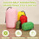 YELARXI Stuff Sack, Nylon Waterproof Storage Sacks Portable 4