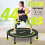 ZCMHAXJ Foldable Mini Trampoline, 40" Rebounder Trampoline for Adults 2