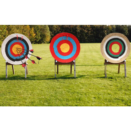 AUVIM Archery Targets for Backyard Hand-Made Straw Archery Target for 1
