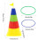 Cone Ring Toss Game for Kids, Heavy-Duty Plastic, 8 Rings 5