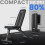 PASYOU Adjustable Weight Bench Full Body Workout Multi-Purpose 4
