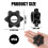 Plimbin 4 PCS Dumbbell Clips, Dumbbell Hex Nut Spinlock Collar 2