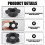 Plimbin 4 PCS Dumbbell Clips, Dumbbell Hex Nut Spinlock Collar 3