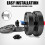 Plimbin 4 PCS Dumbbell Clips, Dumbbell Hex Nut Spinlock Collar 4