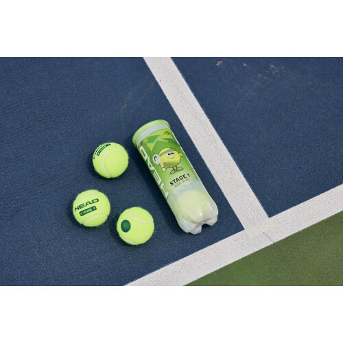 HEAD HEAD Stage 1 Green Tennis Balls 1