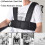 Adjustable Wheelchair Seat Belt for Elderly, Safety Strap with Comfortable Mesh and Secure Fit – Black 2