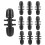 10 stk. dryppvanningskoblinger med mothaker, 1/2" til 1/4" 2