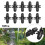 10 stk. dryppvanningskoblinger med mothaker, 1/2" til 1/4" 5