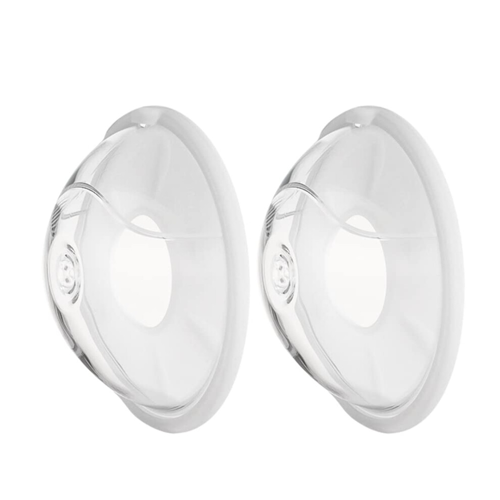 2Pcs Wearable Silicone Breast Pump Set, Hands‑ Manual Collector for Breastfeeding Moms
