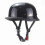 Vintage Motorcycle Cruiser Half Helmet German {DB} Matte Black Matte 2