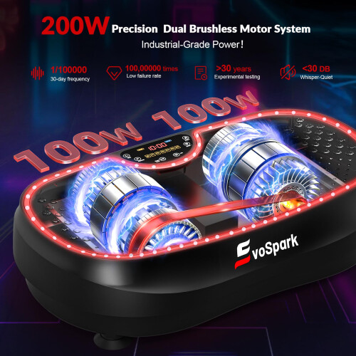 Vibration Plate, EvoSpark 2026 Plus Vibration Plate Exercise Machine 1
