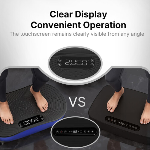 MERACH V33 Pro High Frequency Vibration Plate Exercise Machine (Blue) 2
