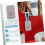 Automatic Wall Mounted Toothpaste Dispenser and Squeezer for Bathroom, Nail Install, Compact Grey 3