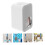 Automatic Wall Mounted Toothpaste Dispenser and Squeezer for Bathroom, Nail Install, Compact Grey 4