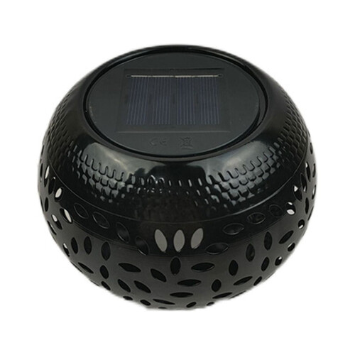 Solar buitenlantaarn met warmgele LED-vlammen 1