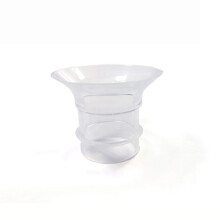 Breast Pump Flange Insert Set 17mm 19mm 21mm 24mm, Easy Snap‑In Design for Improved Fit Comfort