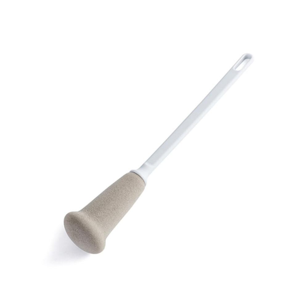 2pcs Sponge Bottle Brush Set with Long Ergonomic Handle for Deep Reach Cleaning of Baby Feeding Bottles and Kitchen Glasses