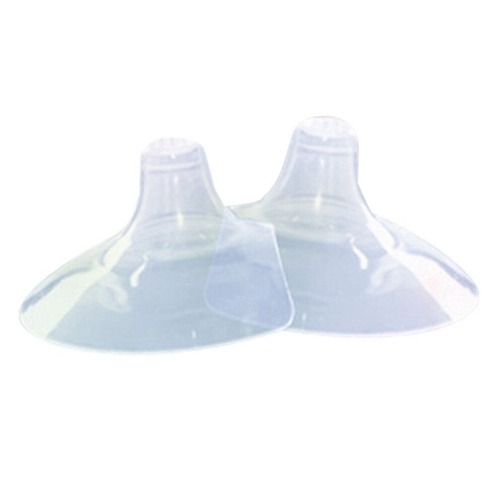 Ultrathin Silicone Nipple Shields for Breastfeeding Moms, Soft Clear Shield for Flat or Inverted Nipples
