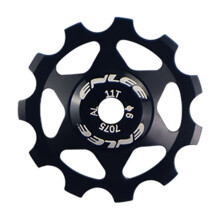 Galet de dérailleur arrière Toudaret pour vélo à plateau, compatible avec la plupart des vélos, conception multi-dents, galet de guidage