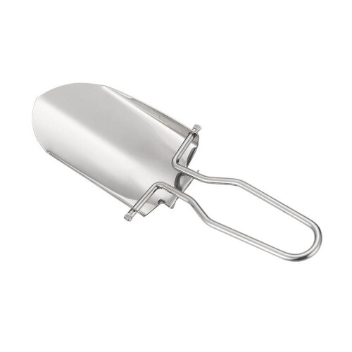 Mini Rustfrit Stål Foldbar Skovl Udendørs Overlevelsesspade Have