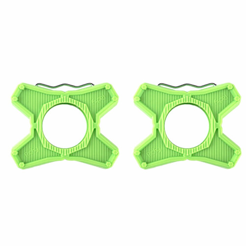 Jacenvly ABS bicycle pedal adapter flat bracket 1 pair