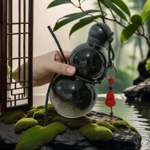 Sticlă de apă din dovleac, inspirată din stil retro chinezesc, 800 ml, capacitate mare pentru vin