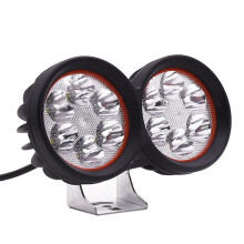 LED-Scheinwerferlampe für Elektroroller, superhell, 6 LEDs, Nebelscheinwerfer, Arbeitsscheinwerfer, 12-80 V
