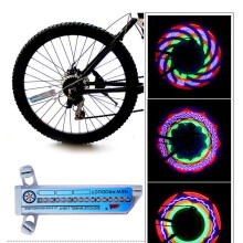 solacol kerékpárlámpák éjszakai kerékpározáshoz - 32 színes minta, 32 LED
