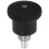 Fitness pull pin knob for exercise bikes and gymnastics bars 1